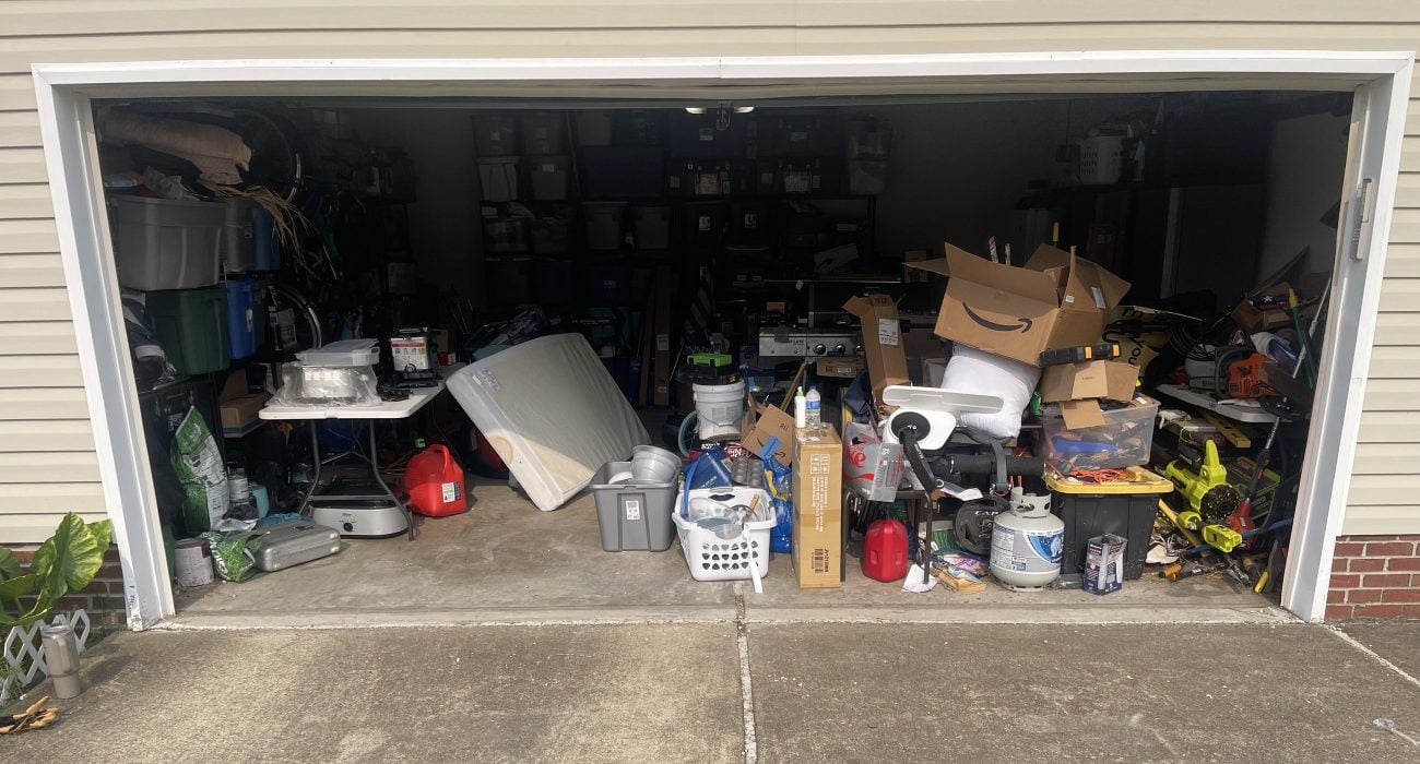 Garage Cleanout & Organization in Charlotte, NC, before