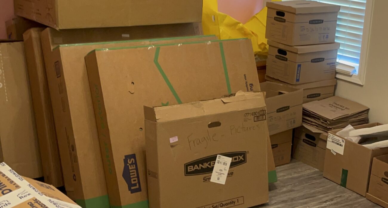 Moving Box & Packing Material Removal in Indian Trail, NC, before